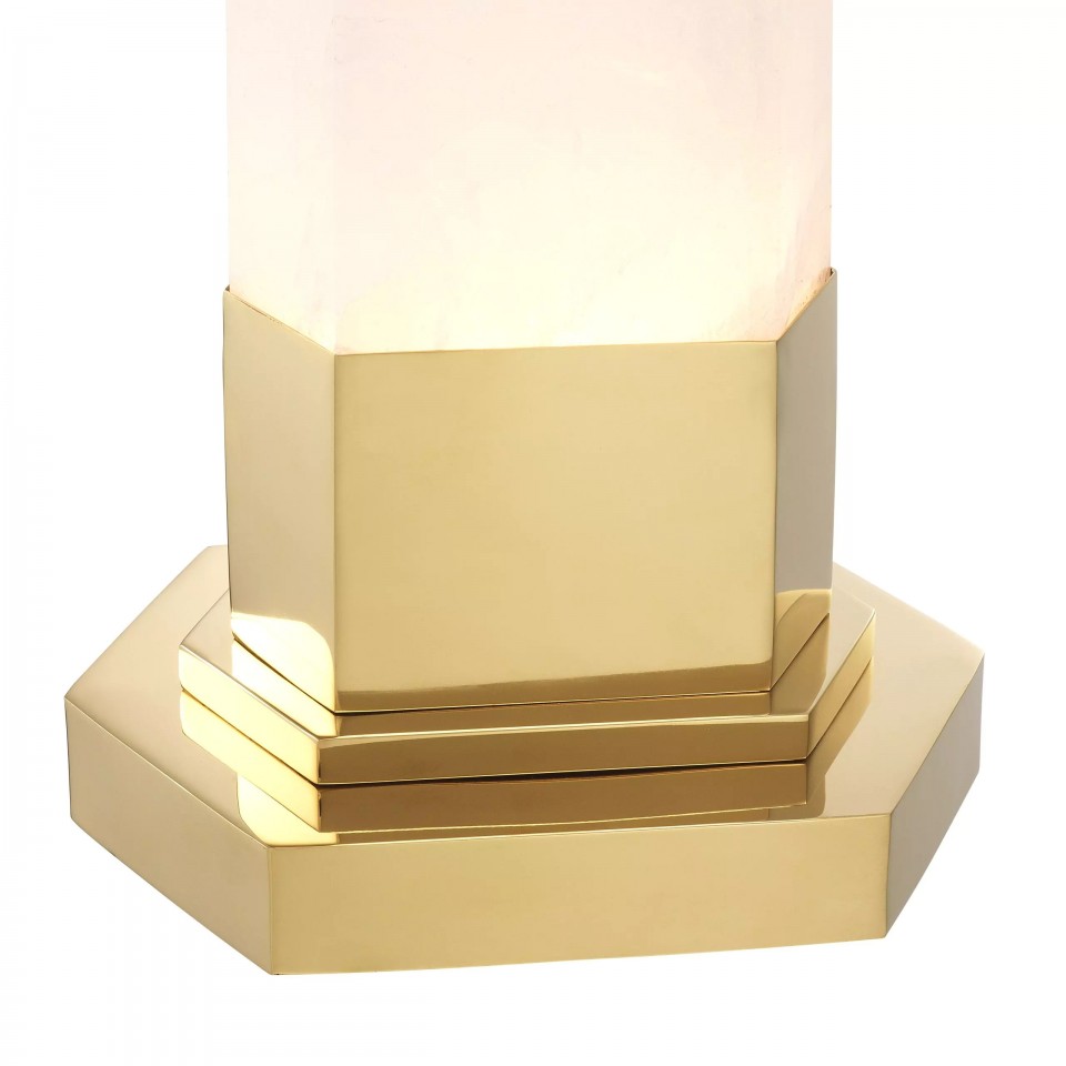 Rock Crystal bordslampa guld/kristall 46cm