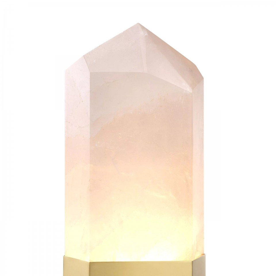 Rock Crystal bordslampa guld/kristall 46cm