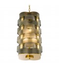 Martinique Chandelier Gold/Green 33cm