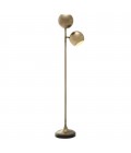 Compton Floor Lamp Brass/Black 140cm