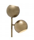 Compton Floor Lamp Brass/Black 140cm