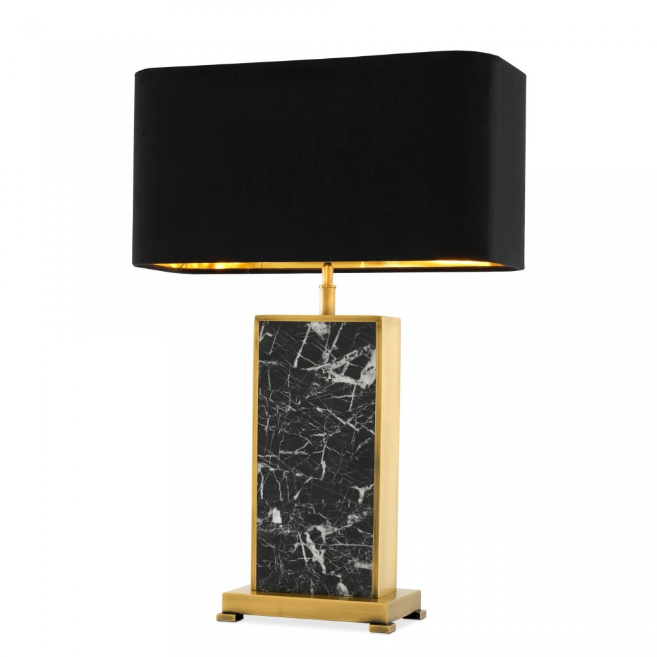 Arrive Table Lamp Brass/Black 66cm