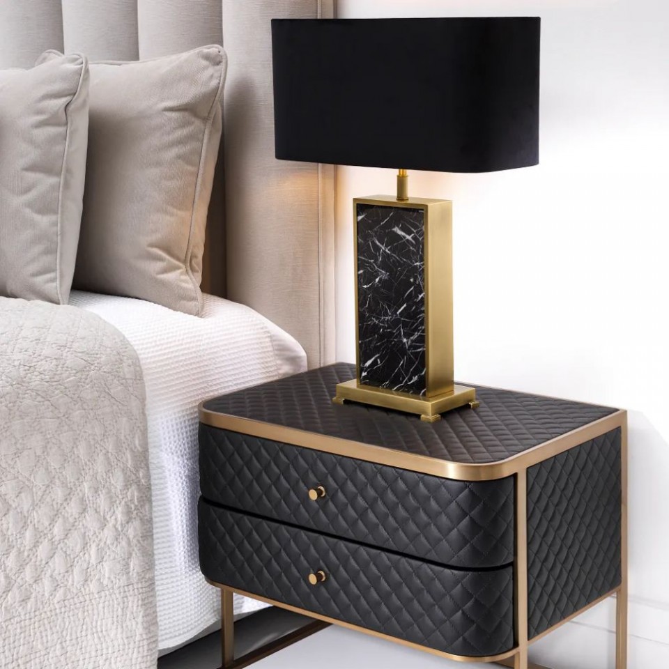 Arrive Table Lamp Brass/Black 66cm