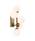 Libris Wall Lamp Brass/White 50cm