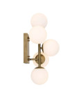 Libris Wall Lamp Brass/White 50cm