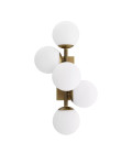 Libris Wall Lamp Brass/White 50cm