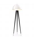 Coyote Floor Lamp Nickel/Black 165cm