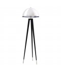 Coyote Floor Lamp Nickel/Black 165cm