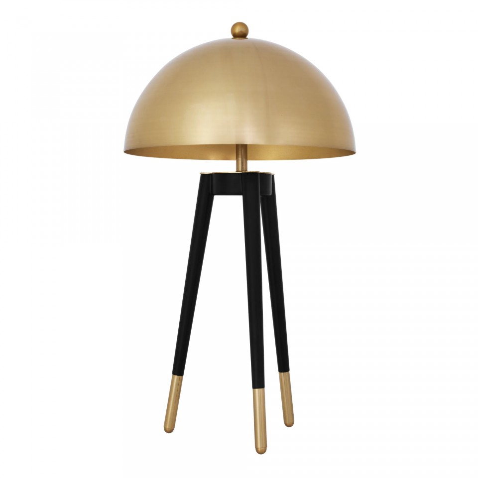 Coyote bordslampa guld/svart 69cm