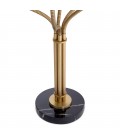 Elon Table Lamp Brass/Clear/Black 80cm