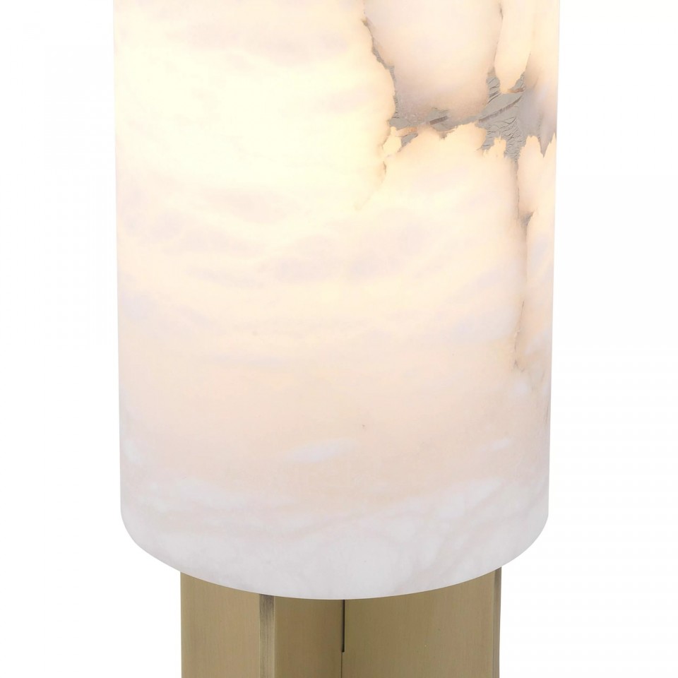 Giorgina bordslampa mässing/alabaster 47cm