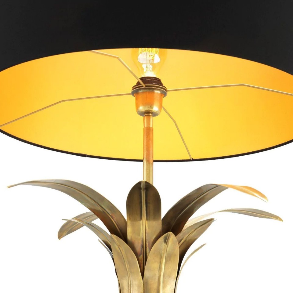 Ananas Table Lamp Brass/Black 96.5cm