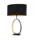 Saturnia Table Lamp Gunmetal/Brass/Black 74cm