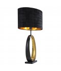 Saturnia Table Lamp Gunmetal/Brass/Black 74cm