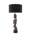 Noto Table Lamp Brass/Granite/Fabric 113cm