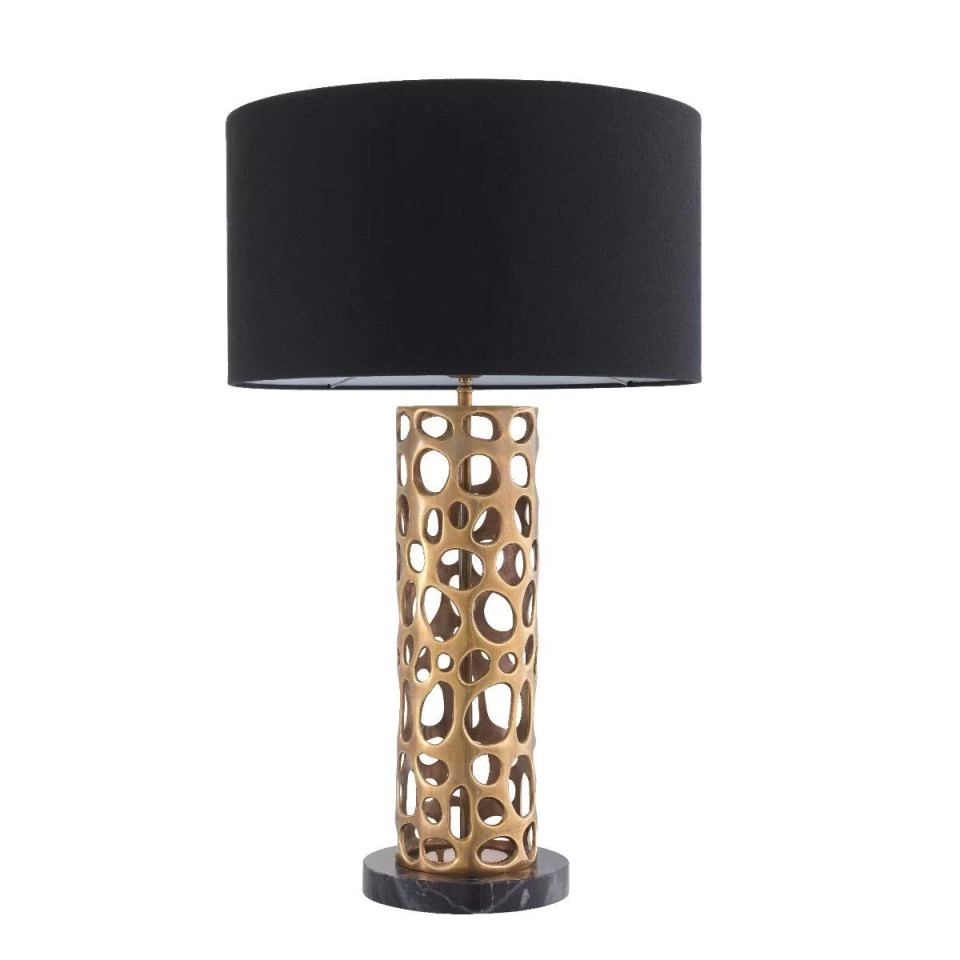 Dix Table Lamp Brass/Black 75cm