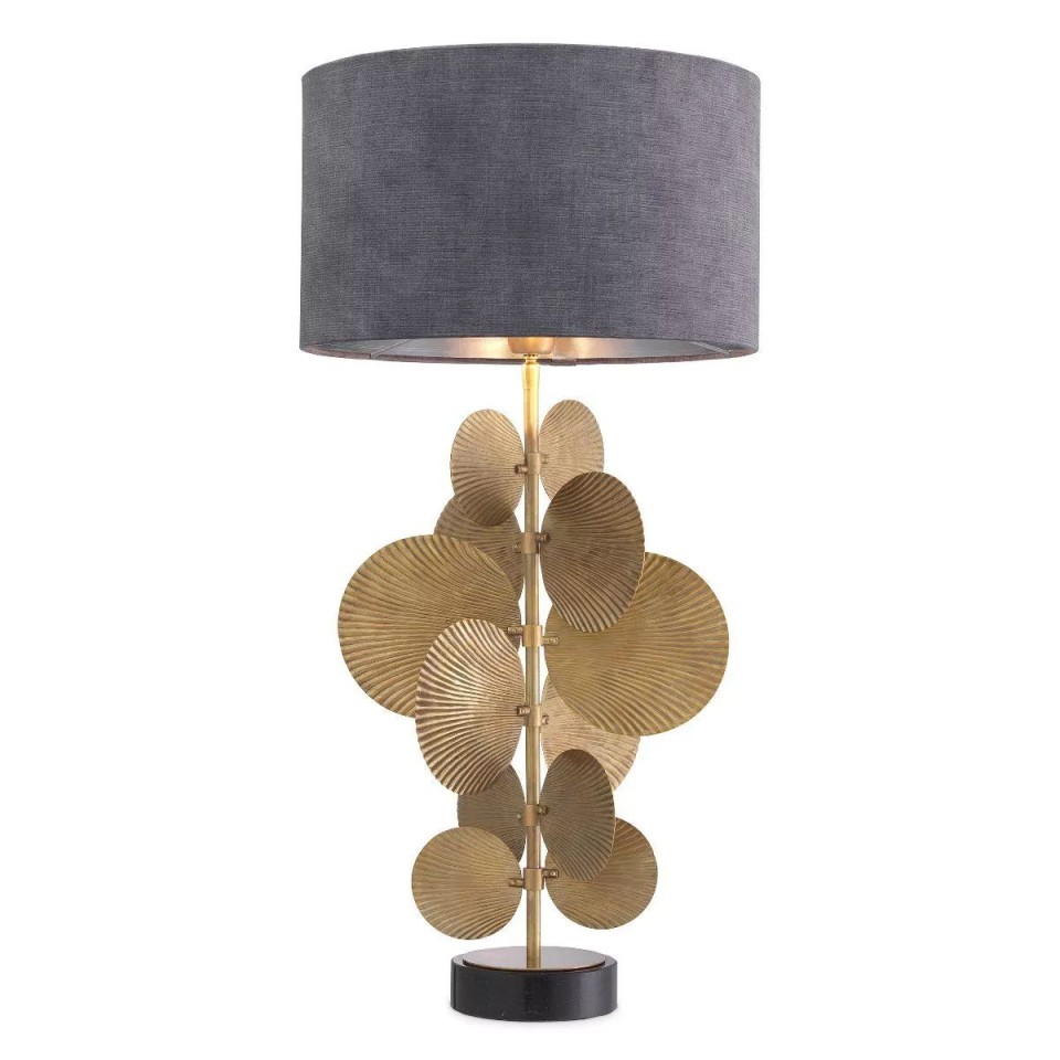 Mito Table Lamp Brass/Black/Grey 83cm