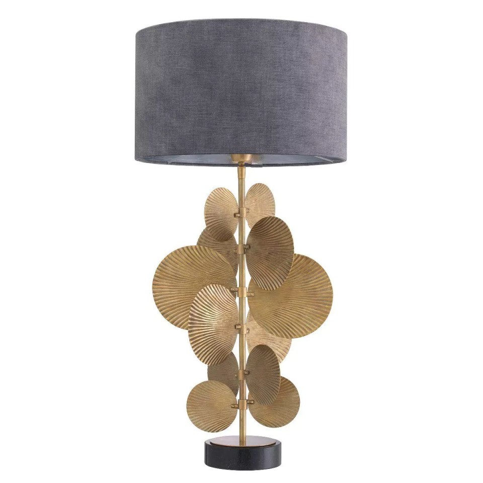 Mito Table Lamp Brass/Black/Grey 83cm