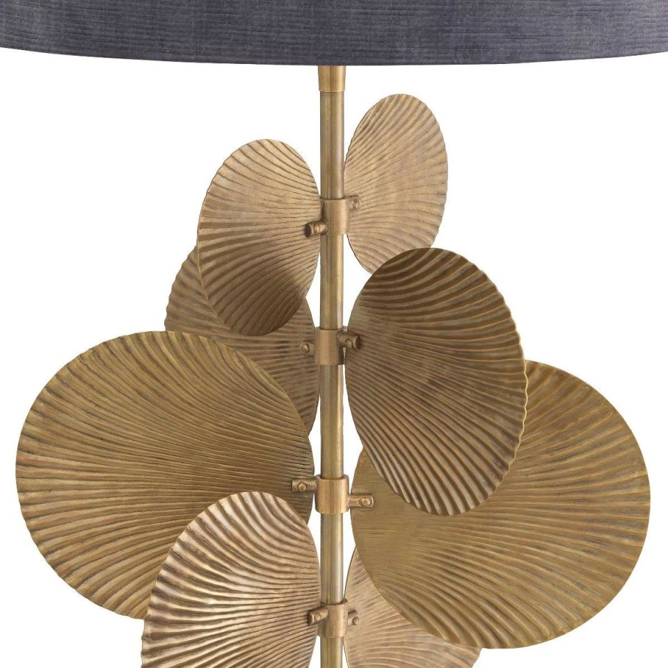 Mito Table Lamp Brass/Black/Grey 83cm