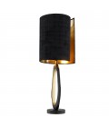 Kilian Table Lamp Gunmetal/Brass/Black 85cm