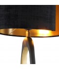 Kilian Table Lamp Gunmetal/Brass/Black 85cm