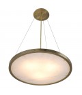 Pullman Chandelier Brass/White 70cm