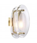 Sublime Wall Lamp Brass/Glass 22cm