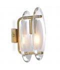 Sublime Wall Lamp Brass/Glass 22cm