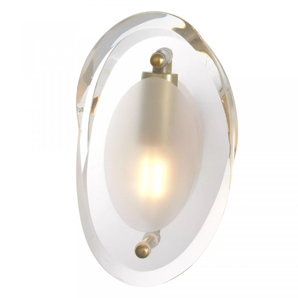 Sublime Wall Lamp Brass/Glass 22cm