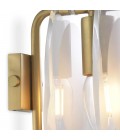 Sublime Wall Lamp Brass/Glass 22cm