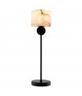 Etruscan bordslampa brons/vit 76cm