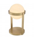 Hayward Table Lamp Brass/White 38cm