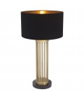 Condo Table Lamp Brass/Black 83cm