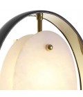 Trissoni vägglampa gunmetal/guld/vit 29,5cm