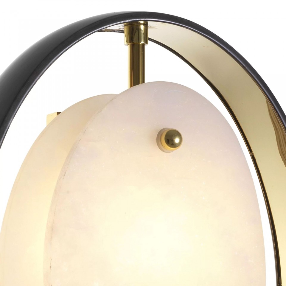 Trissoni vägglampa gunmetal/guld/vit 29,5cm