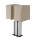 Graham Table Lamp Bronze/White/Linen 81cm