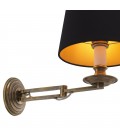 Eclips Wall Lamp Brass/Black 27.5cm