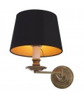 Eclips Wall Lamp Brass/Black 27.5cm