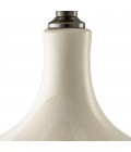 Jones Table Lamp White/Brass/Linen 64.5cm