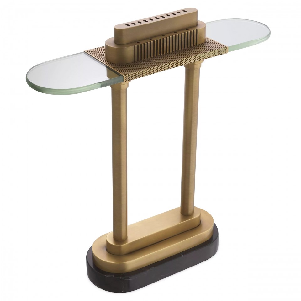 Bologno Desk Lamp Brass/Glass/Marble 47cm