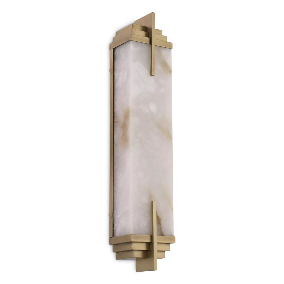 Harman Wall Lamp Brass/White 51cm