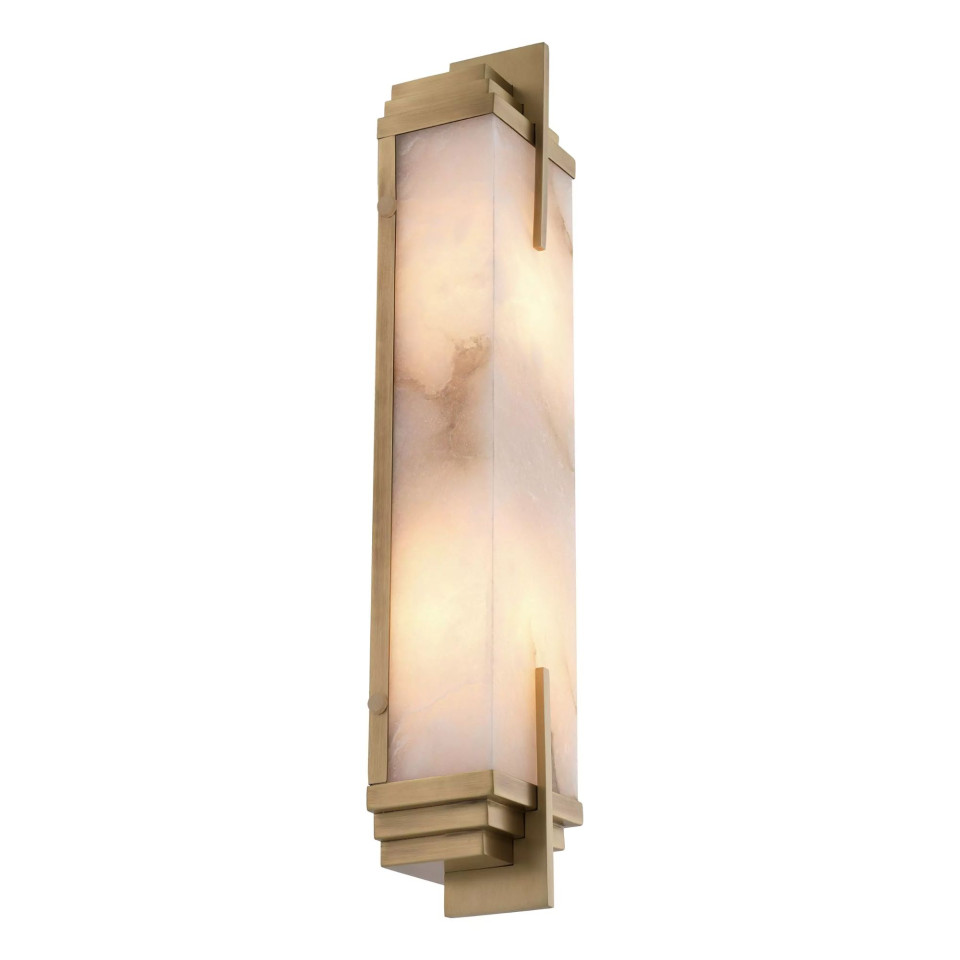 Harman Wall Lamp Brass/White 51cm