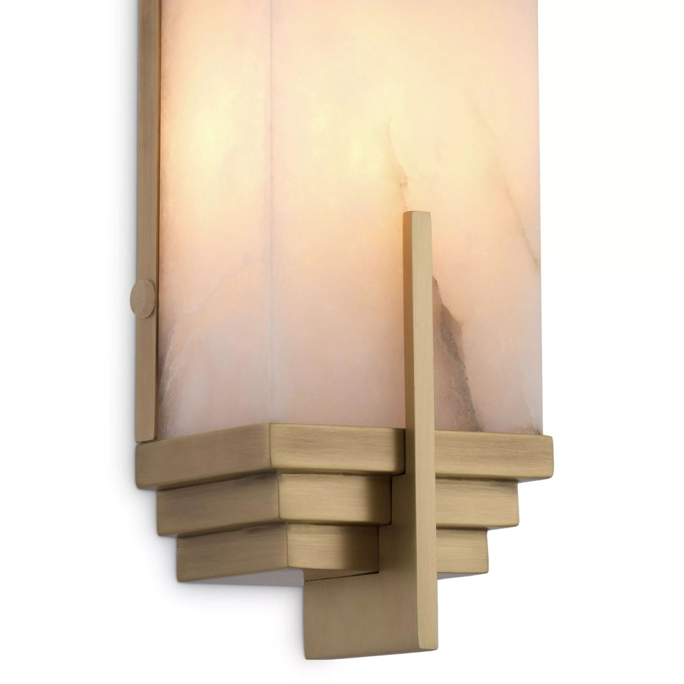 Harman Wall Lamp Brass/White 51cm