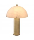 Lorenza Table Lamp Brass/Alabaster 58cm