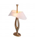 Gianfranco Table Lamp Brass/White 63cm