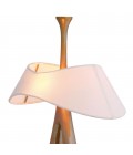 Gianfranco Table Lamp Brass/White 63cm