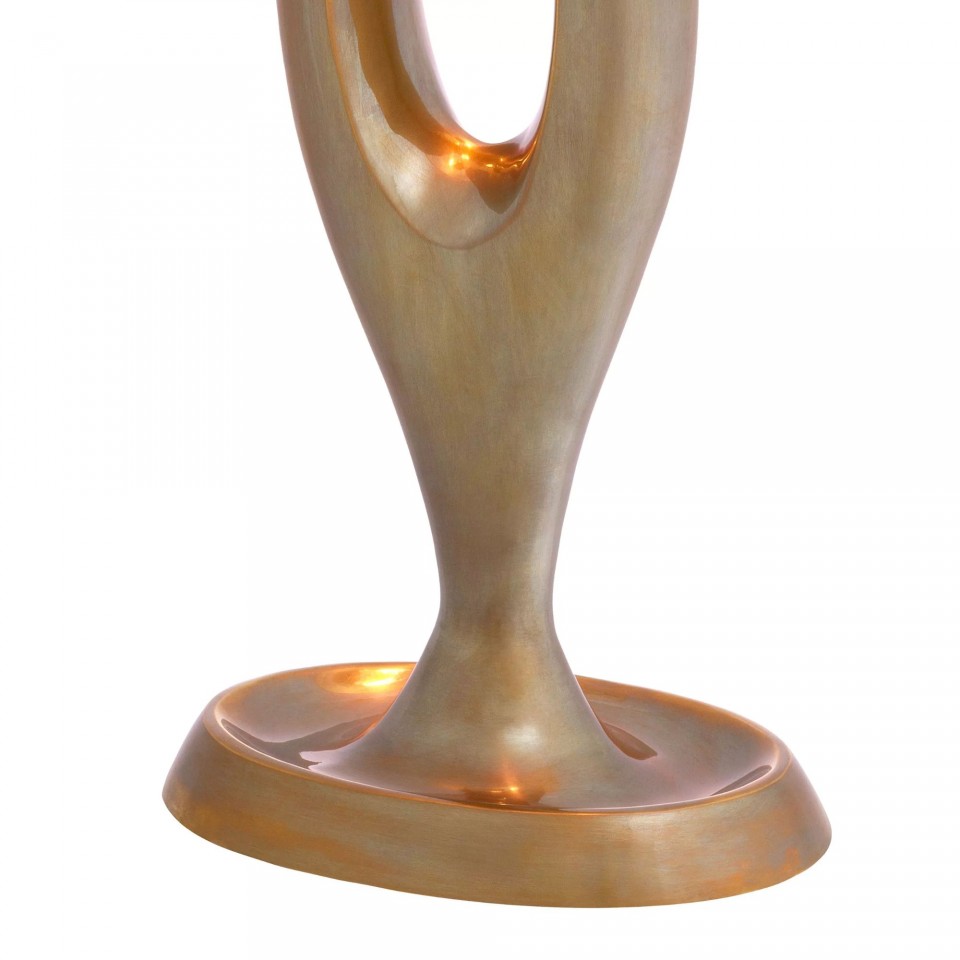 Gianfranco Table Lamp Brass/White 63cm