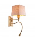 Ellington Wall Lamp Brass/Linen 30.5cm