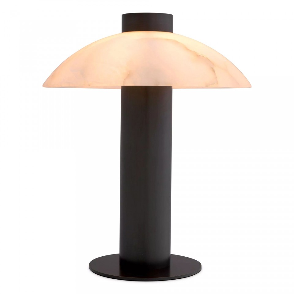 Châtel Table Lamp Bronze/White 49cm