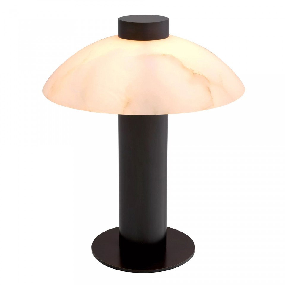 Châtel Table Lamp Bronze/White 49cm